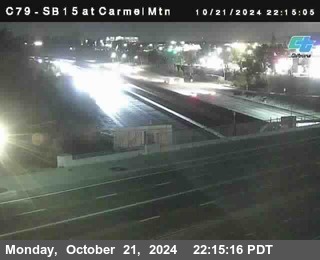 NB 15 at Carmel Mountain Rd.