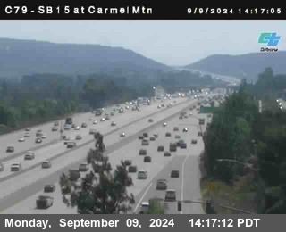 NB 15 at Carmel Mountain Rd.