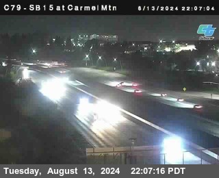 NB 15 at Carmel Mountain Rd.