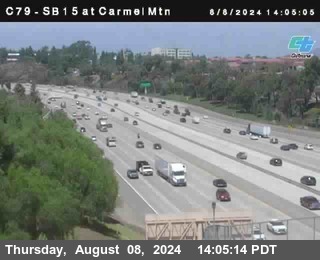 NB 15 at Carmel Mountain Rd.