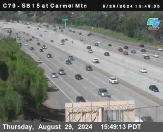 NB 15 at Carmel Mountain Rd.