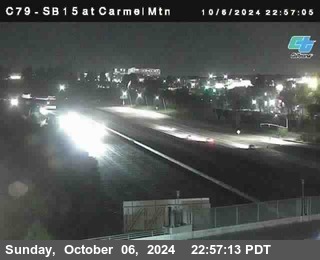 NB 15 at Carmel Mountain Rd.