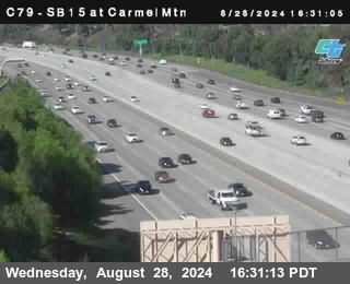 NB 15 at Carmel Mountain Rd.