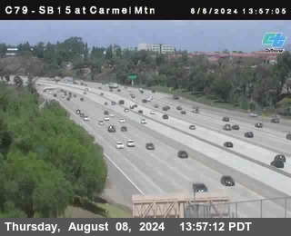 NB 15 at Carmel Mountain Rd.