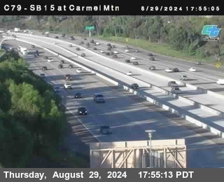 NB 15 at Carmel Mountain Rd.