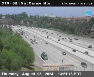 NB 15 at Carmel Mountain Rd.