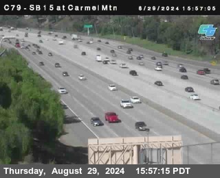 NB 15 at Carmel Mountain Rd.