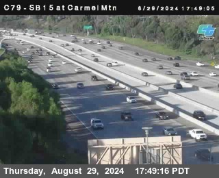 NB 15 at Carmel Mountain Rd.