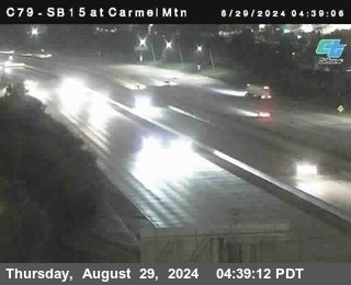 NB 15 at Carmel Mountain Rd.