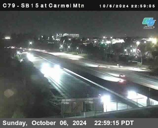 NB 15 at Carmel Mountain Rd.