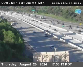 NB 15 at Carmel Mountain Rd.