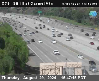 NB 15 at Carmel Mountain Rd.