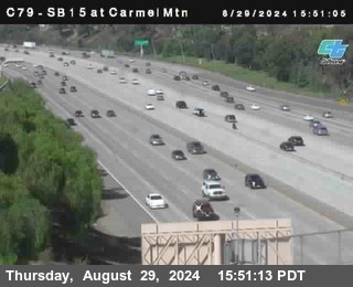 NB 15 at Carmel Mountain Rd.