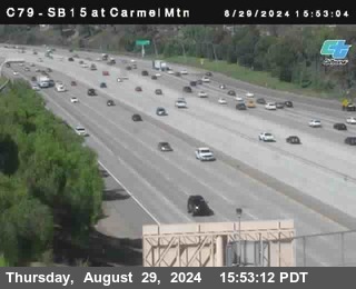 NB 15 at Carmel Mountain Rd.