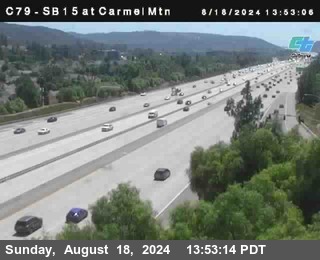 NB 15 at Carmel Mountain Rd.