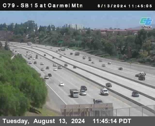 NB 15 at Carmel Mountain Rd.