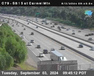 NB 15 at Carmel Mountain Rd.