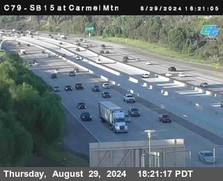 NB 15 at Carmel Mountain Rd.