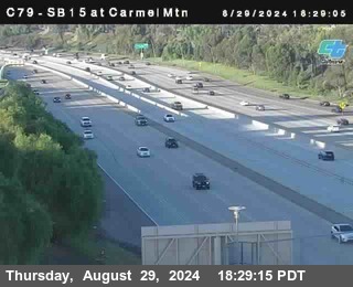 NB 15 at Carmel Mountain Rd.