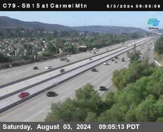 NB 15 at Carmel Mountain Rd.