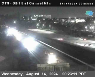 NB 15 at Carmel Mountain Rd.