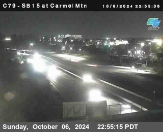 NB 15 at Carmel Mountain Rd.