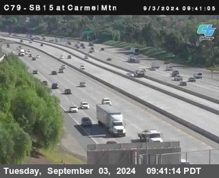 NB 15 at Carmel Mountain Rd.