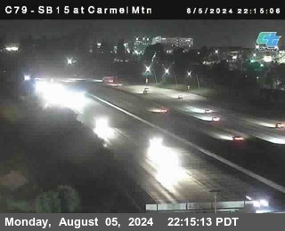 NB 15 at Carmel Mountain Rd.