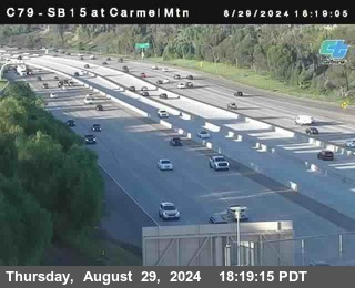 NB 15 at Carmel Mountain Rd.