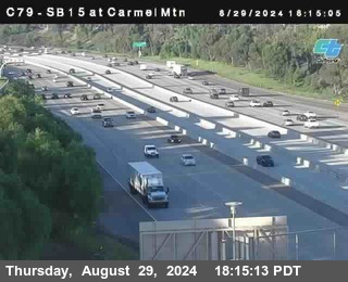 NB 15 at Carmel Mountain Rd.