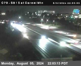 NB 15 at Carmel Mountain Rd.