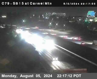 NB 15 at Carmel Mountain Rd.