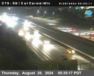 NB 15 at Carmel Mountain Rd.