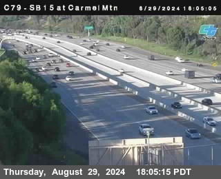 NB 15 at Carmel Mountain Rd.