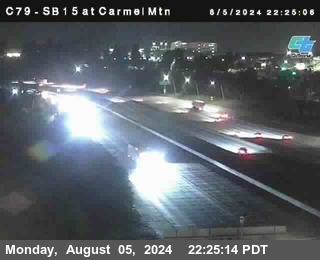 NB 15 at Carmel Mountain Rd.