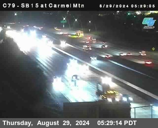 NB 15 at Carmel Mountain Rd.