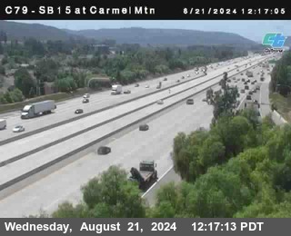 NB 15 at Carmel Mountain Rd.