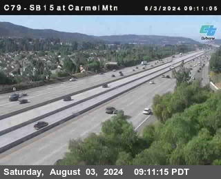 NB 15 at Carmel Mountain Rd.