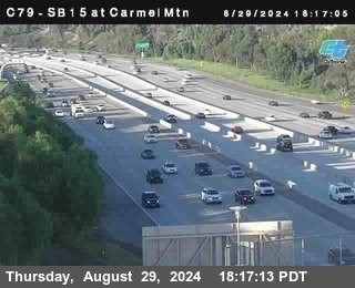 NB 15 at Carmel Mountain Rd.