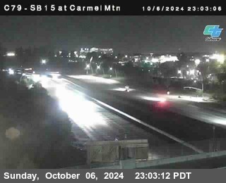 NB 15 at Carmel Mountain Rd.