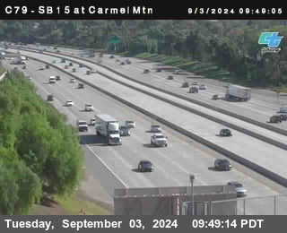 NB 15 at Carmel Mountain Rd.