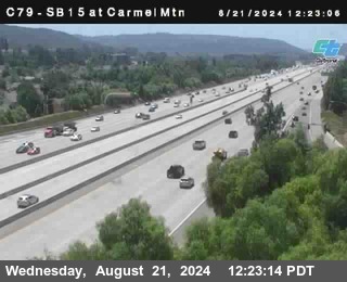 NB 15 at Carmel Mountain Rd.