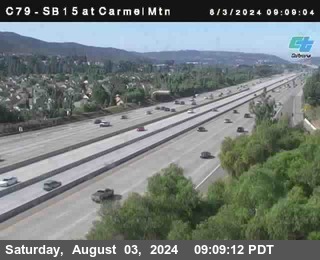 NB 15 at Carmel Mountain Rd.