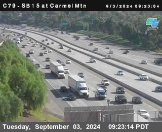 NB 15 at Carmel Mountain Rd.