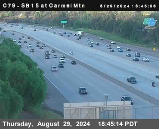 NB 15 at Carmel Mountain Rd.