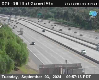 NB 15 at Carmel Mountain Rd.