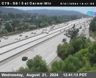 NB 15 at Carmel Mountain Rd.