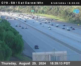 NB 15 at Carmel Mountain Rd.