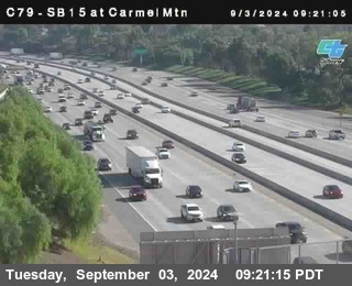 NB 15 at Carmel Mountain Rd.