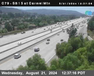 NB 15 at Carmel Mountain Rd.